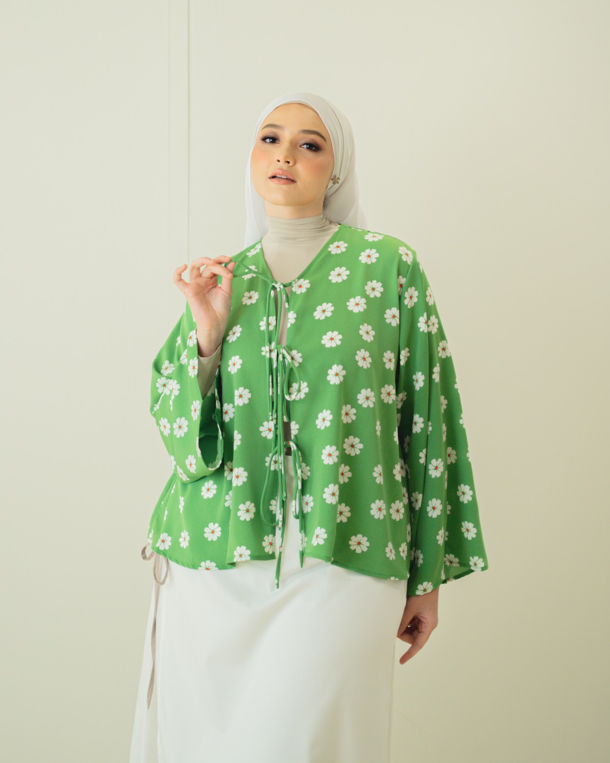 Roxy Floral Coquette Outerwear (Apple Green)