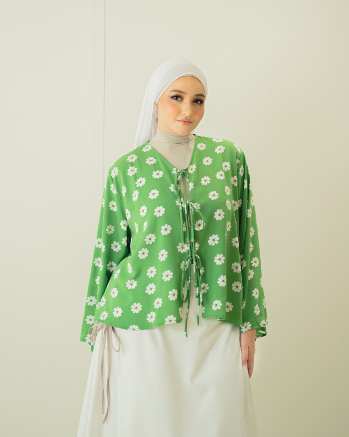 Roxy Floral Coquette Outerwear (Apple Green)