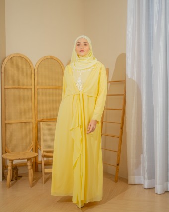 Yashifa Luxe Dress (Soft Yellow)