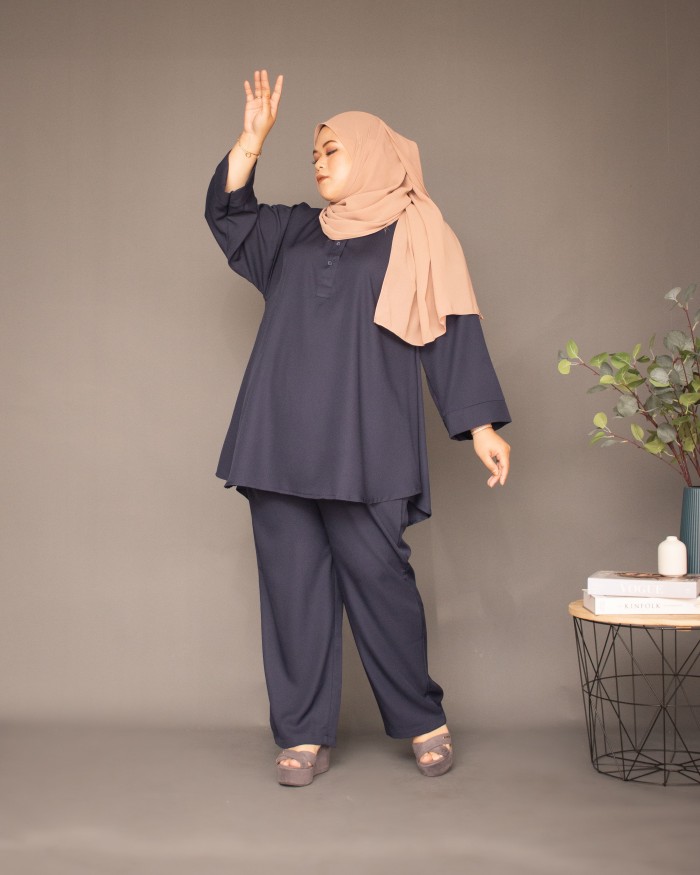 Wafa Suit (Dark Blue)