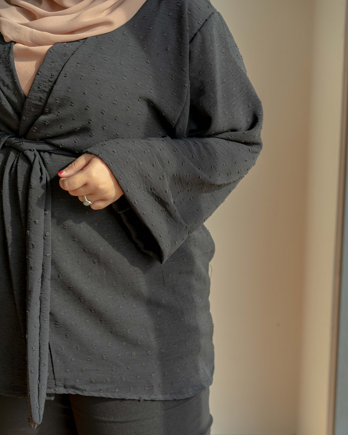 Christy Kimono Cardigan (Black)