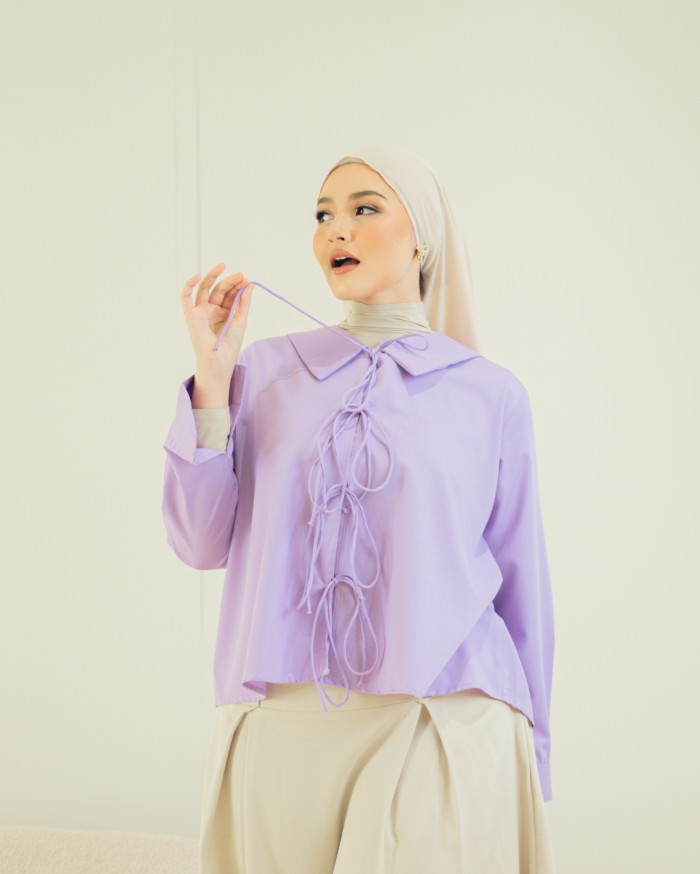 Lilybeth Coquette Cardigan (Lilac)