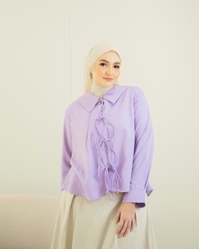 Lilybeth Coquette Cardigan (Lilac)