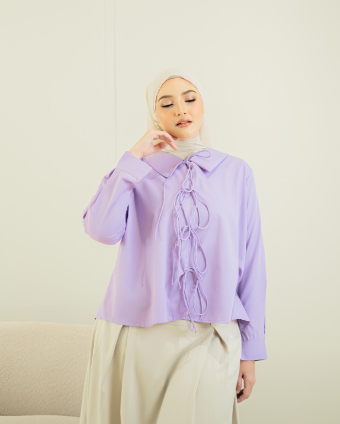 Lilybeth Coquette Cardigan (Lilac)