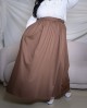 ⁠Elodie Cotton Skirt (Mocha)